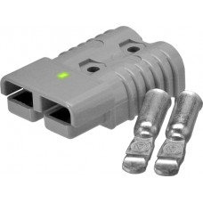 21055 - 50A grey storage cell connector with 12-24VDC LED.  (1pc)